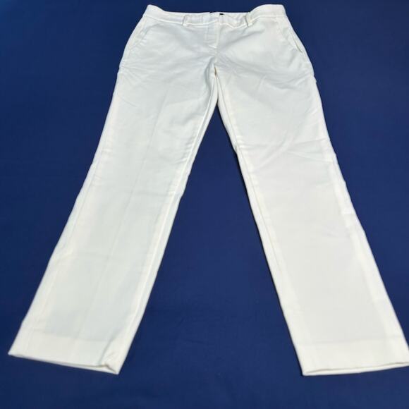 Theory Women's Size 2 Treeca CL Summit Tech Pants Slim Leg White - Picture 4 of 7